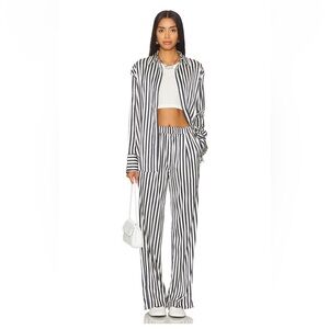 House of Harlow 1960 Black and White Striped Set